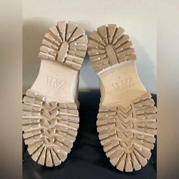 (New) ZARA lug sole Loafers 7.5 - Picture 6 of 8